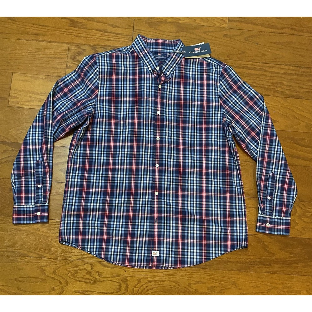 Vineyard Vines Shirt Mens XL Multicolor Slim Fit Murray Button Down NWT $99